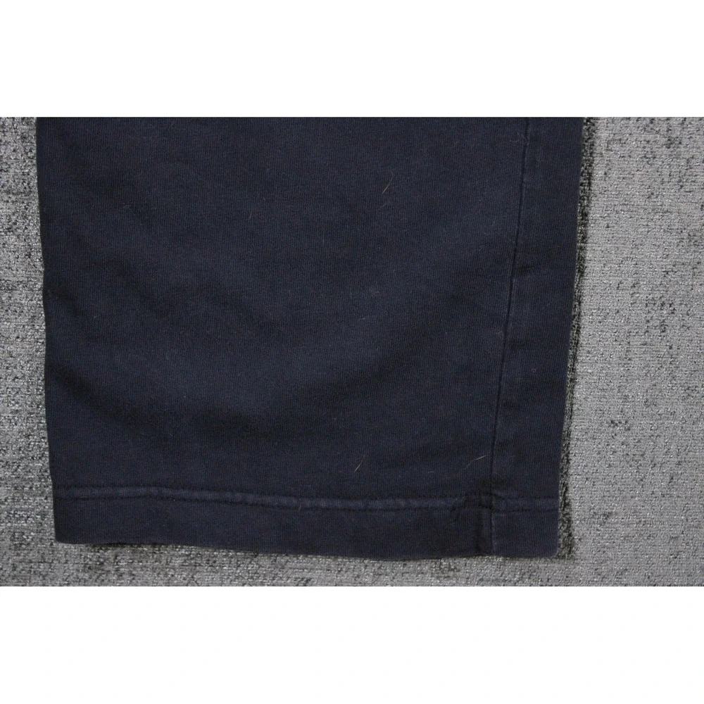 Nike Vintage Sweatpants Mens Large Navy Blue Embroidered Swoosh Cotton Joggers